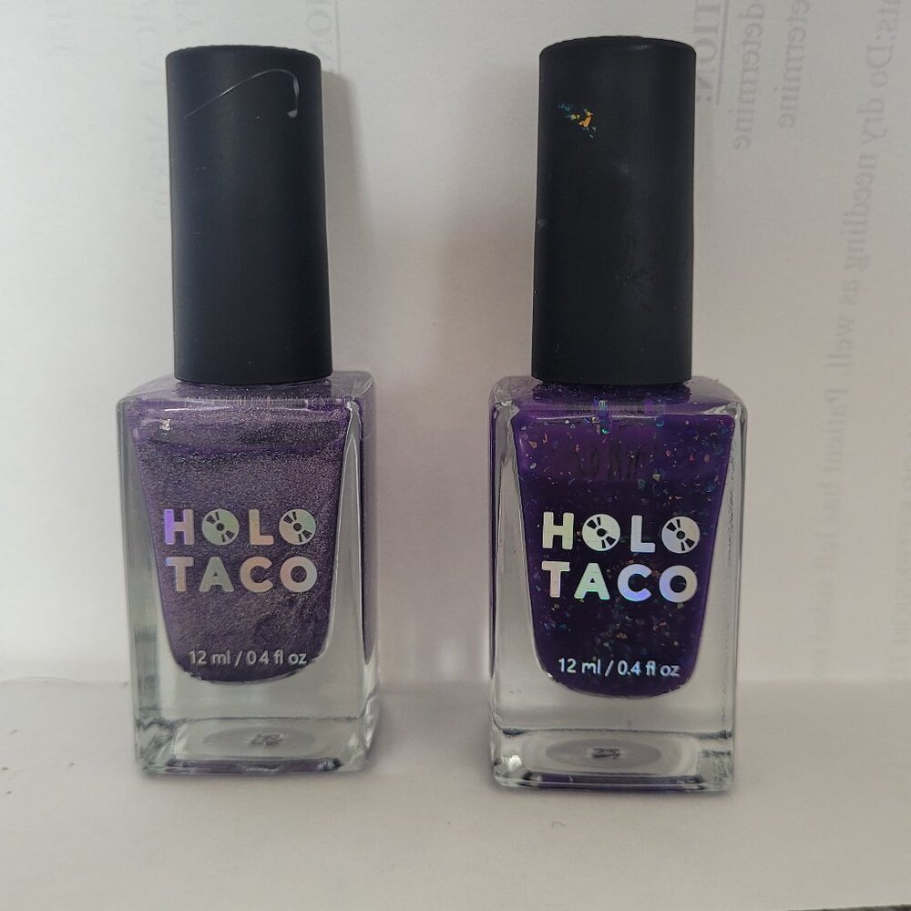 Holo Taco Nail Polish Lot - thermal and holographic